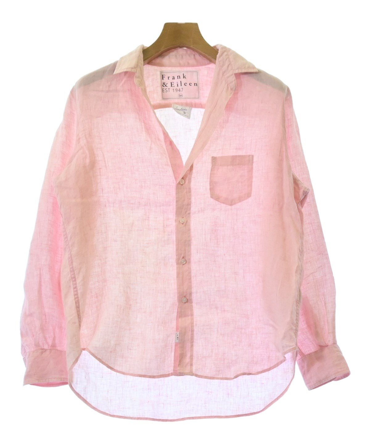 フランクアンドアイリーン　ロングシャツ　XS 美品☆フランクアンドアイリーン☆MARY☆グレー☆レディース☆XS