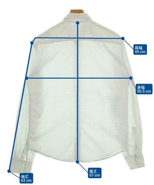 Frank&Eileen（フランクアンドアイリーン）カジュアルシャツ 白 サイズ:XS メンズ/2200621662030