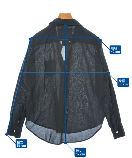 Frank&Eileen（フランクアンドアイリーン）カジュアルシャツ 黒 サイズ:XS レディース/2200623818046