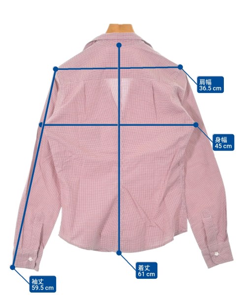 Frank&Eileen（フランクアンドアイリーン）カジュアルシャツ 赤 サイズ:XS レディース/2200615536118