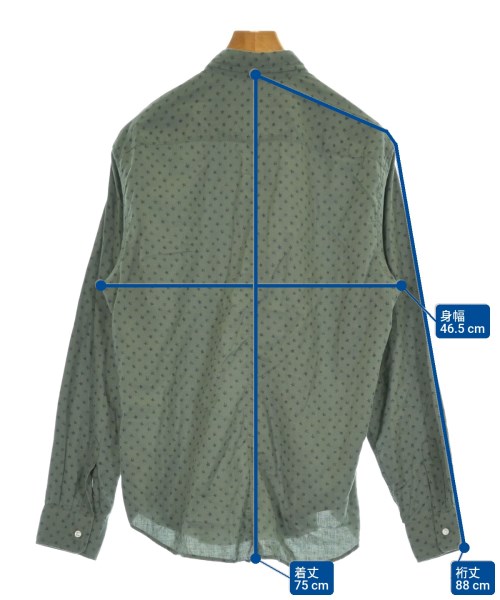 Frank&Eileen（フランクアンドアイリーン）カジュアルシャツ 緑 サイズ:S メンズ/2200628444028