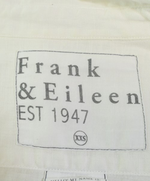 Frank&Eileen（フランクアンドアイリーン）カジュアルシャツ 白 サイズ:XXS レディース/2200602100087
