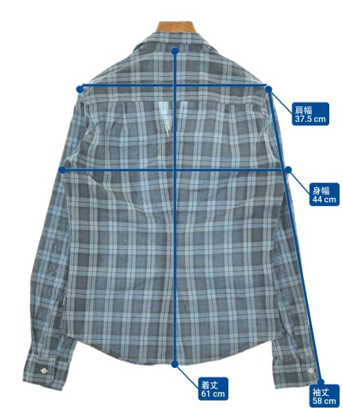 Frank&Eileen（フランクアンドアイリーン）カジュアルシャツ 青 サイズ:XS レディース/2200616390054