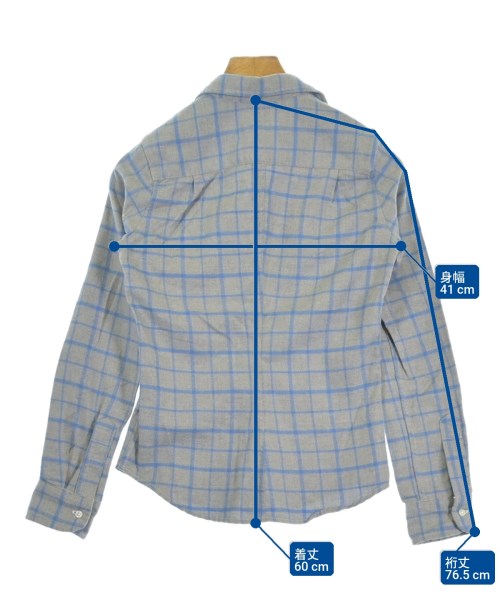 Frank&Eileen（フランクアンドアイリーン）カジュアルシャツ グレー サイズ:XXS レディース/2200629957015