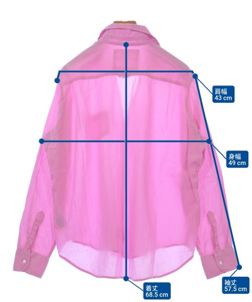 Frank&Eileen（フランクアンドアイリーン）カジュアルシャツ ピンク サイズ:S レディース/2200615972220