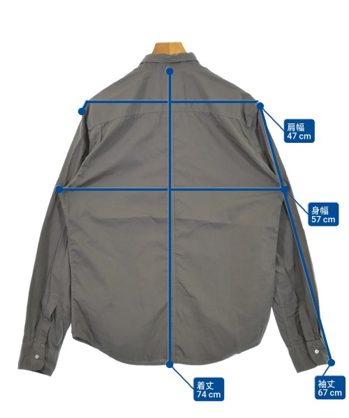 Frank&Eileen（フランクアンドアイリーン）カジュアルシャツ グレー サイズ:M メンズ/2200630976043