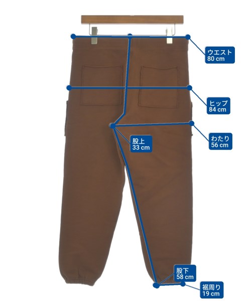 Frank&Eileen（フランクアンドアイリーン）スウェットパンツ 茶 サイズ:S レディース/2200631136095