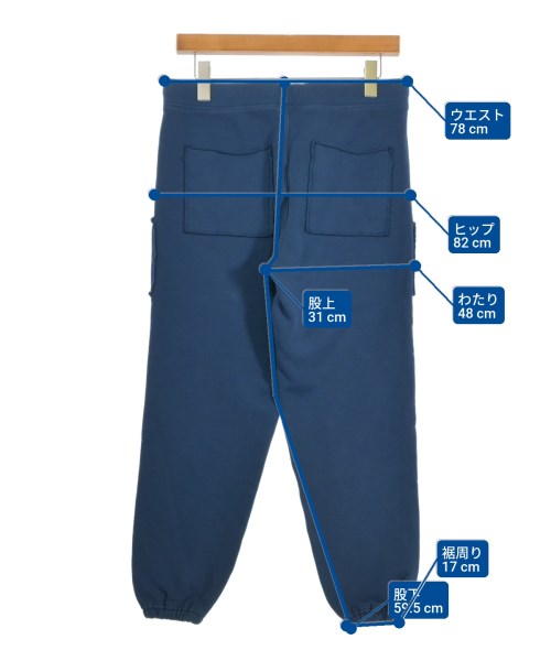 Frank&Eileen（フランクアンドアイリーン）スウェットパンツ 青 サイズ:S レディース/2200631137436