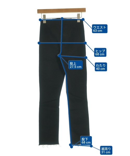 Frank&Eileen（フランクアンドアイリーン）デニムパンツ 黒 サイズ:25(S位) レディース/2200631137627