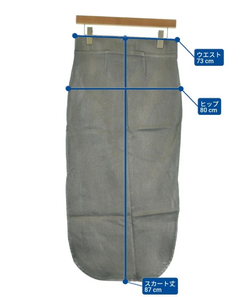 Frank&Eileen（フランクアンドアイリーン）ロング・マキシ丈スカート グレー サイズ:S レディース/2200631141532