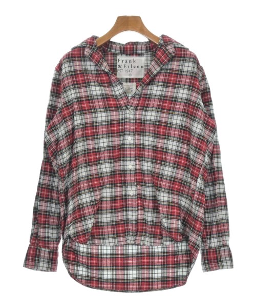 Frank&Eileen(フランクアンドアイリーン)カジュアルシャツ 赤 サイズ:XS/2200631143604
