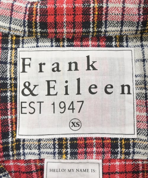 Frank&Eileen（フランクアンドアイリーン）カジュアルシャツ 赤 サイズ:XS レディース/2200631143604
