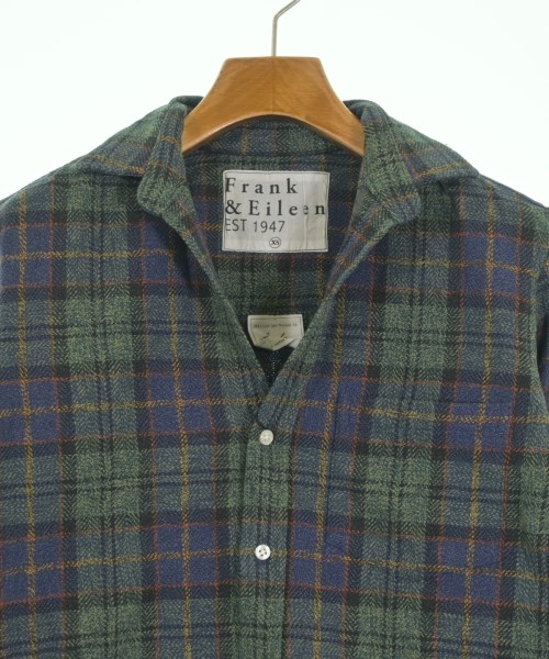 Frank&Eileen（フランクアンドアイリーン）カジュアルシャツ 緑 サイズ:XS レディース/2200631143659
