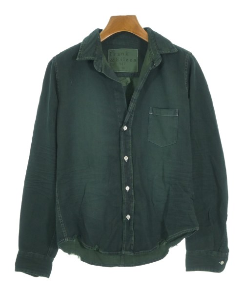 Frank&Eileen(フランクアンドアイリーン)カジュアルシャツ 緑 サイズ:XS/2200631143710