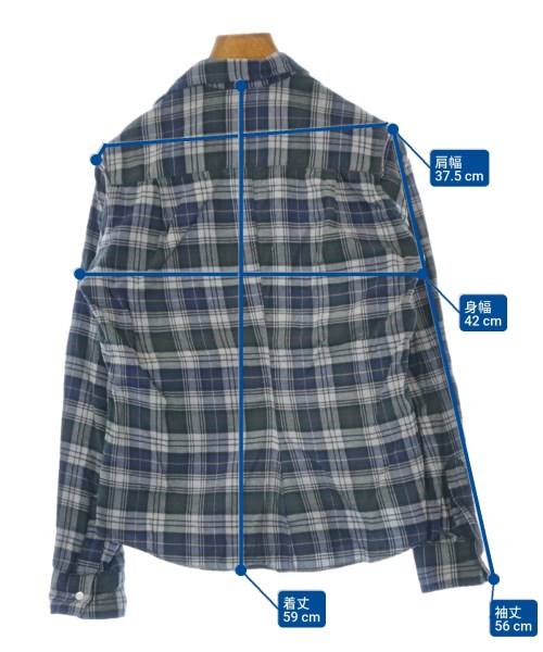 Frank&Eileen（フランクアンドアイリーン）カジュアルシャツ グレー サイズ:XS レディース/2200631144823