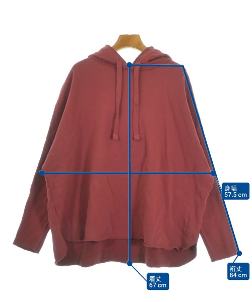 Frank&Eileen（フランクアンドアイリーン）パーカー 赤 サイズ:S レディース/2200631144885