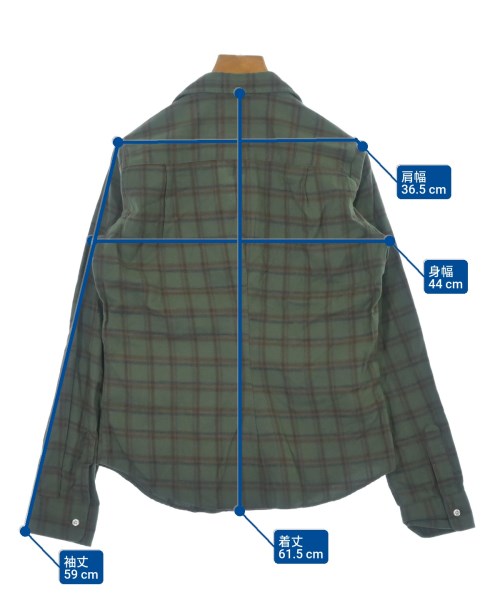 Frank&Eileen（フランクアンドアイリーン）カジュアルシャツ 緑 サイズ:XS レディース/2200631146544