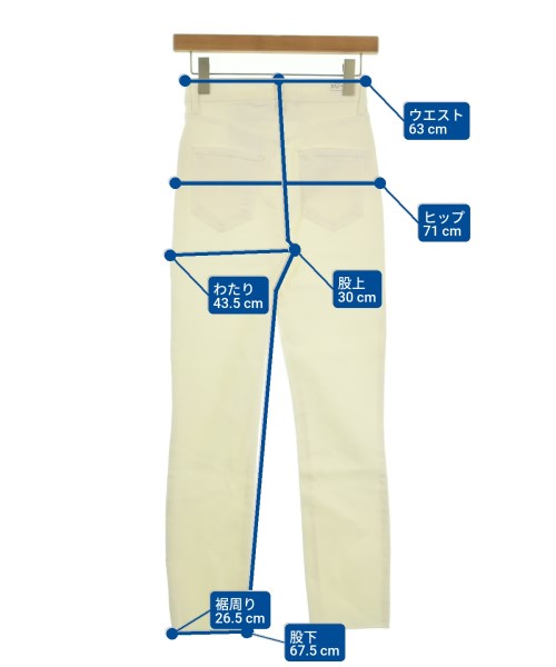 Frank&Eileen（フランクアンドアイリーン）デニムパンツ 白 サイズ:25(S位) レディース/2200631147510