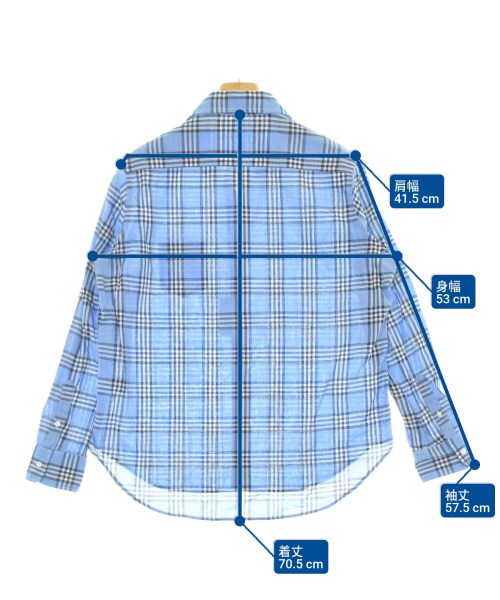 Frank&Eileen（フランクアンドアイリーン）カジュアルシャツ 青 サイズ:XS レディース/2200631150039