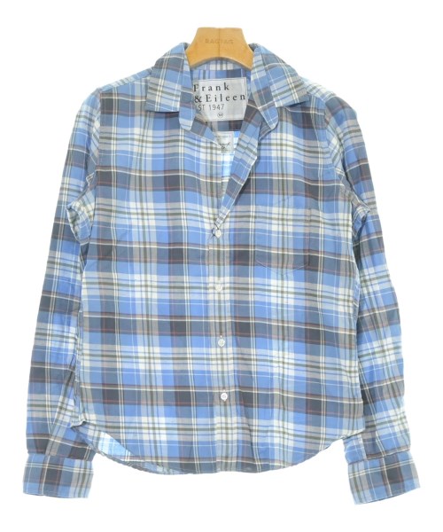 Frank&Eileen(フランクアンドアイリーン)カジュアルシャツ 青 サイズ:XS/2200631150046