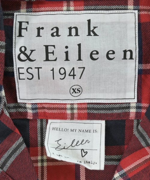 Frank&Eileen（フランクアンドアイリーン）カジュアルシャツ 赤 サイズ:XS レディース/2200631150435