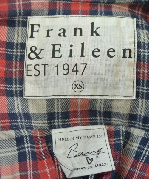 Frank&Eileen（フランクアンドアイリーン）カジュアルシャツ 赤 サイズ:XS レディース/2200631150442