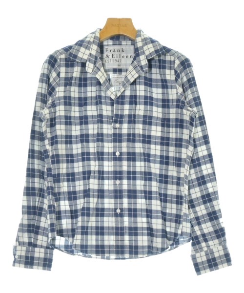 Frank&Eileen(フランクアンドアイリーン)カジュアルシャツ 紺 サイズ:XS/2200631150466
