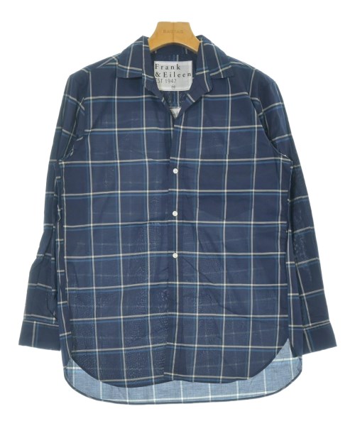 Frank&Eileen(フランクアンドアイリーン)カジュアルシャツ 紺 サイズ:XS/2200631150473