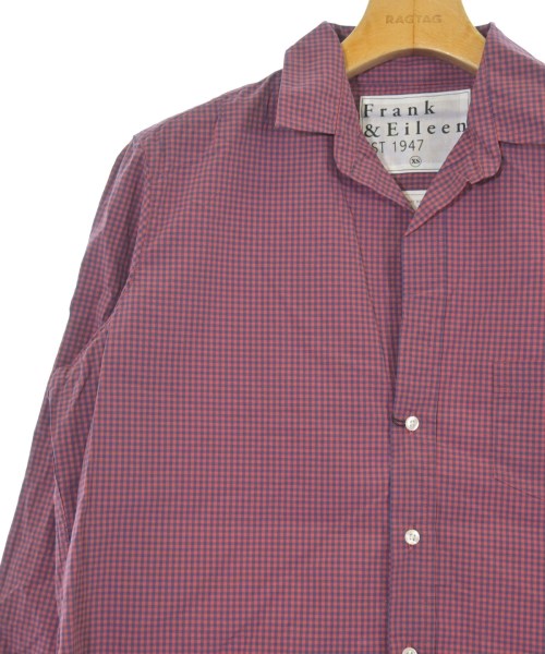 Frank&Eileen（フランクアンドアイリーン）カジュアルシャツ 赤 サイズ:XS レディース/2200631150510