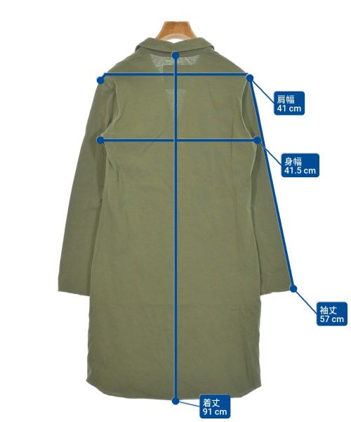 Frank&Eileen（フランクアンドアイリーン）ワンピース カーキ サイズ:XS レディース/2200631150527