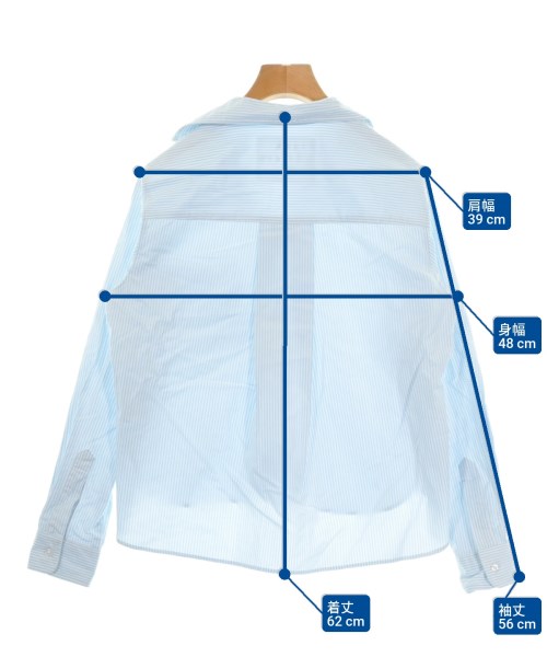 Frank&Eileen（フランクアンドアイリーン）カジュアルシャツ 青 サイズ:XS レディース/2200631156604