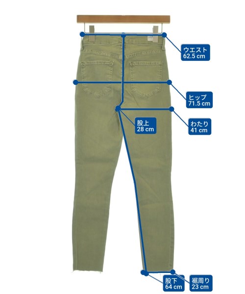 Frank&Eileen（フランクアンドアイリーン）デニムパンツ カーキ サイズ:24(S位) レディース/2200631161486