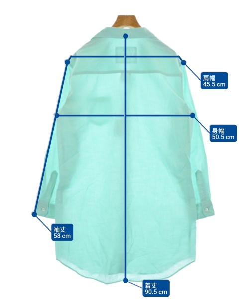 Frank&Eileen（フランクアンドアイリーン）カジュアルシャツ 青 サイズ:S レディース/2200631161950