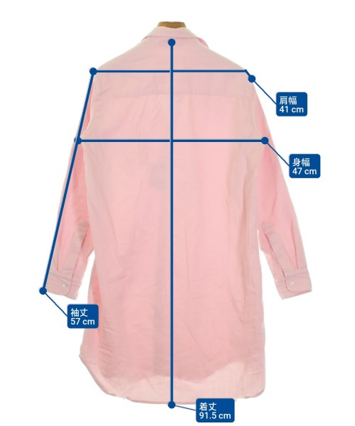 Frank&Eileen（フランクアンドアイリーン）シャツワンピース ピンク サイズ:XS レディース/2200631163176