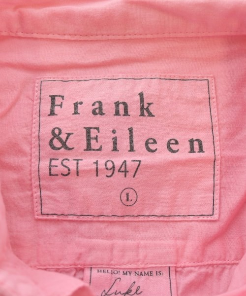 Frank&Eileen（フランクアンドアイリーン）カジュアルシャツ ピンク サイズ:L メンズ/2200631163411