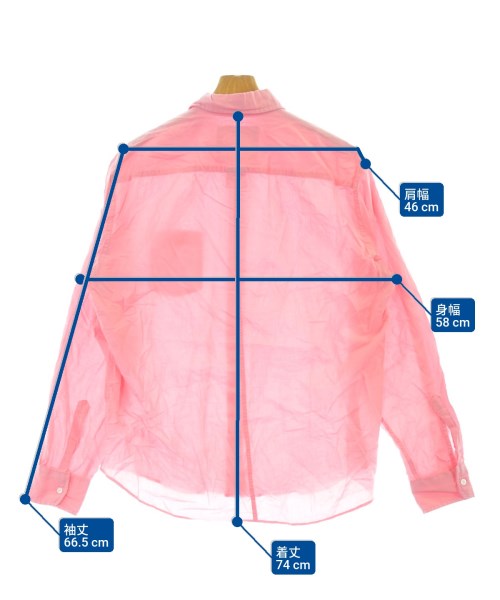 Frank&Eileen（フランクアンドアイリーン）カジュアルシャツ ピンク サイズ:L メンズ/2200631163411