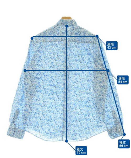 Frank&Eileen（フランクアンドアイリーン）カジュアルシャツ 青 サイズ:L メンズ/2200631163428