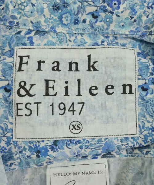 Frank&Eileen（フランクアンドアイリーン）カジュアルシャツ 青 サイズ:XS レディース/2200631163701
