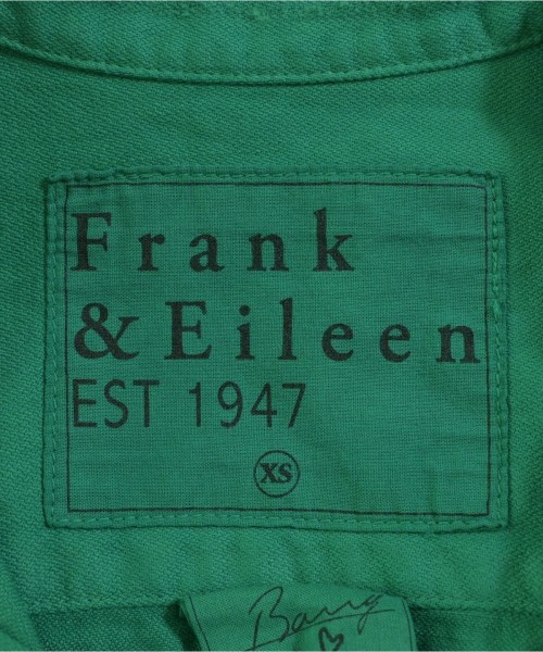 Frank&Eileen（フランクアンドアイリーン）カジュアルシャツ 緑 サイズ:XS レディース/2200631163909