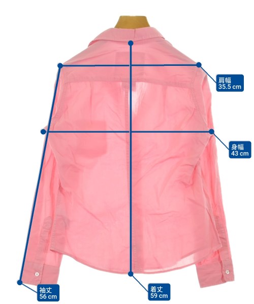 Frank&Eileen（フランクアンドアイリーン）カジュアルシャツ ピンク サイズ:XS レディース/2200631163930