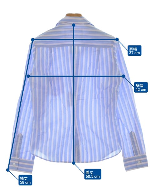 Frank&Eileen（フランクアンドアイリーン）カジュアルシャツ 青 サイズ:XS レディース/2200631164999