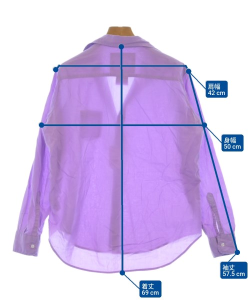 Frank&Eileen（フランクアンドアイリーン）カジュアルシャツ 紫 サイズ:XS レディース/2200631165132