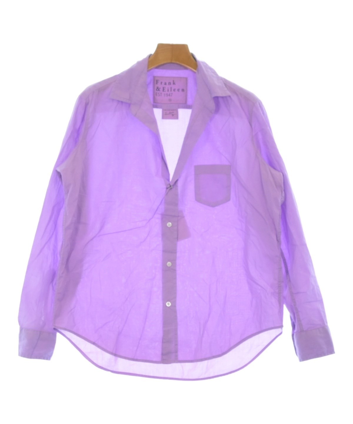 Frank&Eileen（フランクアンドアイリーン）カジュアルシャツ 紫 サイズ