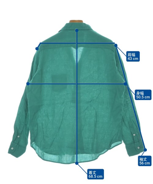 Frank&Eileen（フランクアンドアイリーン）カジュアルシャツ 緑 サイズ:S レディース/2200631165170