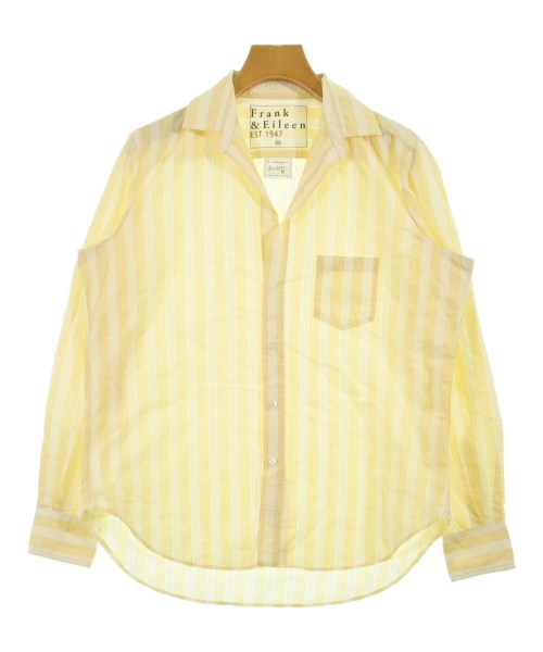 Frank&Eileen(フランクアンドアイリーン)カジュアルシャツ 黄 サイズ:XS/2200631165941