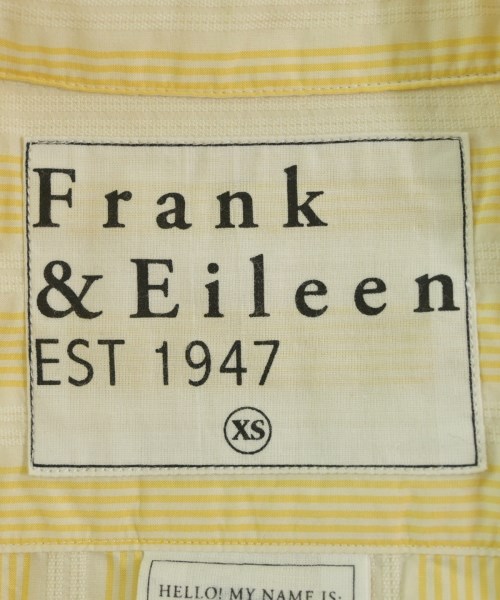 Frank&Eileen（フランクアンドアイリーン）カジュアルシャツ 黄 サイズ:XS レディース/2200631165941