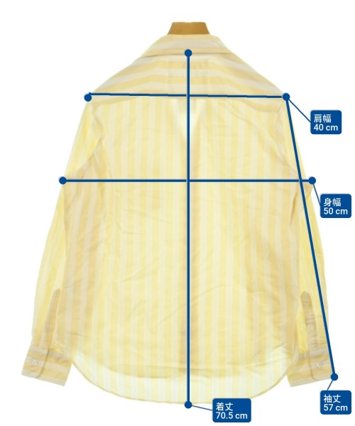 Frank&Eileen（フランクアンドアイリーン）カジュアルシャツ 黄 サイズ:XS レディース/2200631165941