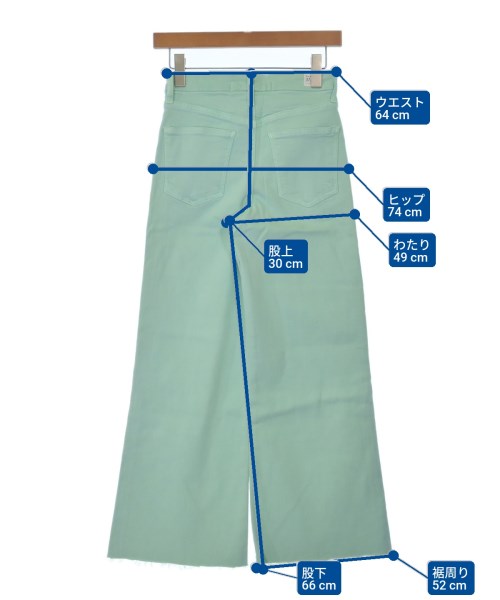 Frank&Eileen（フランクアンドアイリーン）デニムパンツ 緑 サイズ:25(S位) レディース/2200631169246