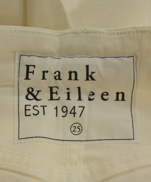 Frank&Eileen（フランクアンドアイリーン）デニムパンツ 白 サイズ:25(S位) レディース/2200631169260
