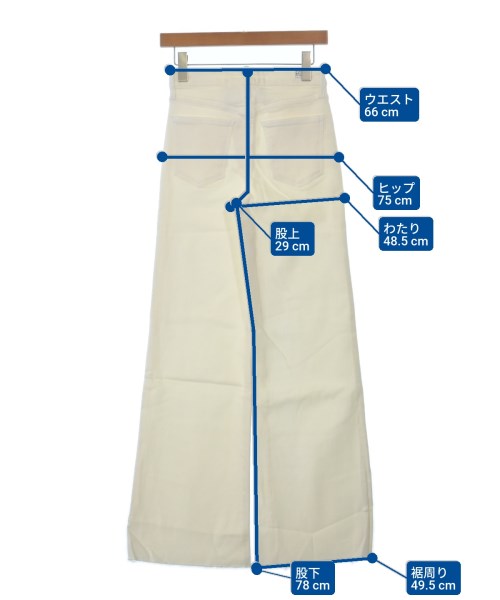 Frank&Eileen（フランクアンドアイリーン）デニムパンツ 白 サイズ:25(S位) レディース/2200631169260